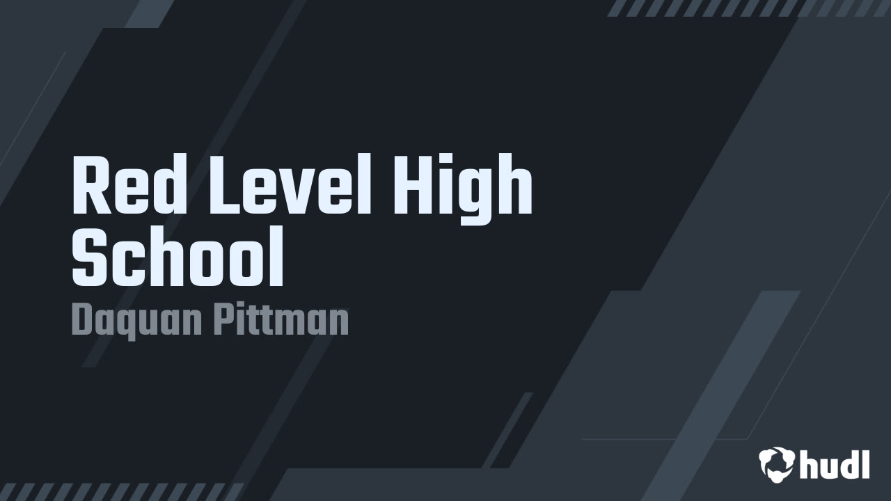 Red Level High School - Daquan Pittman highlights - Hudl