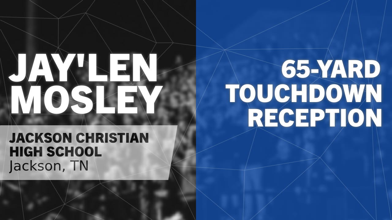 65-yard Touchdown Reception vs First Assembly Christian - Jay'len ...