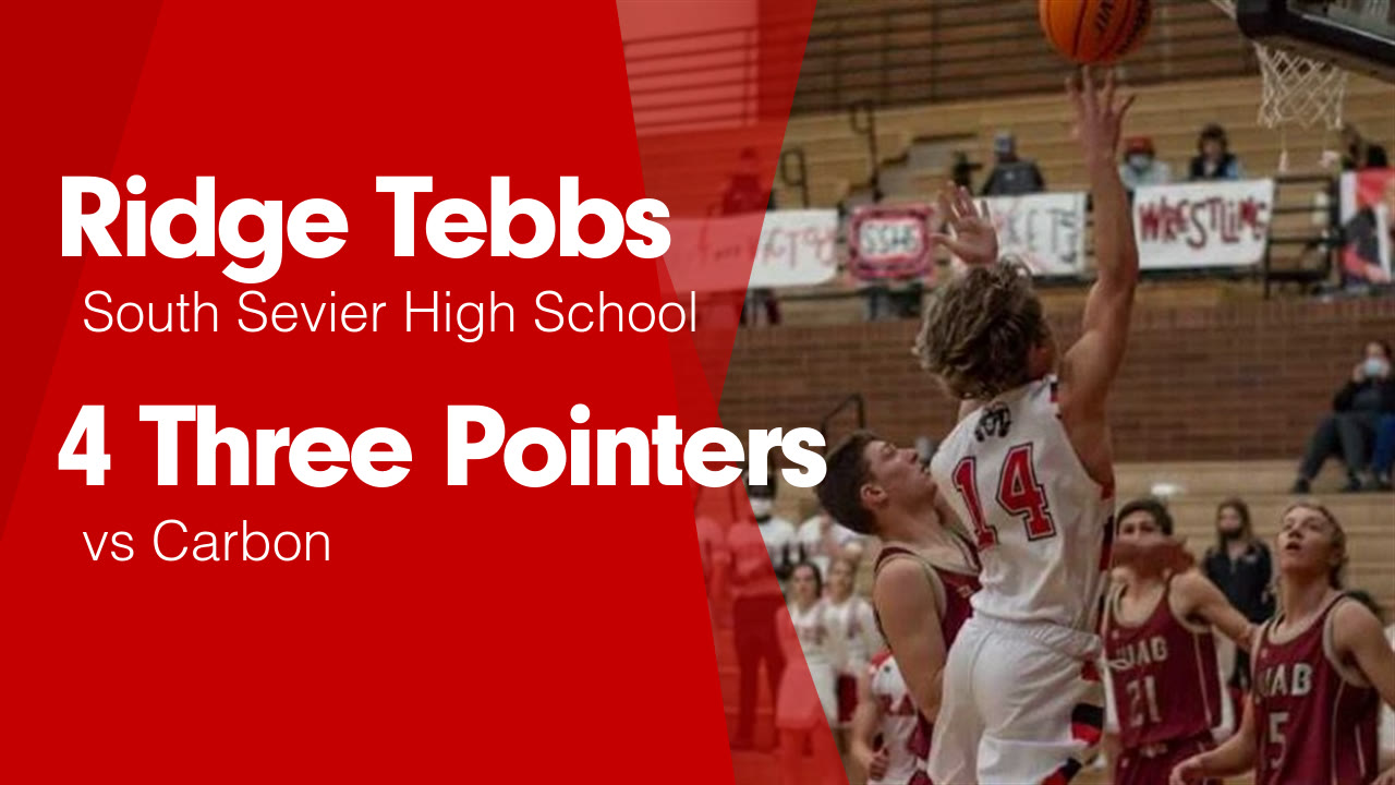 4 Three Pointers vs Carbon - Ridge Tebbs highlights - Hudl