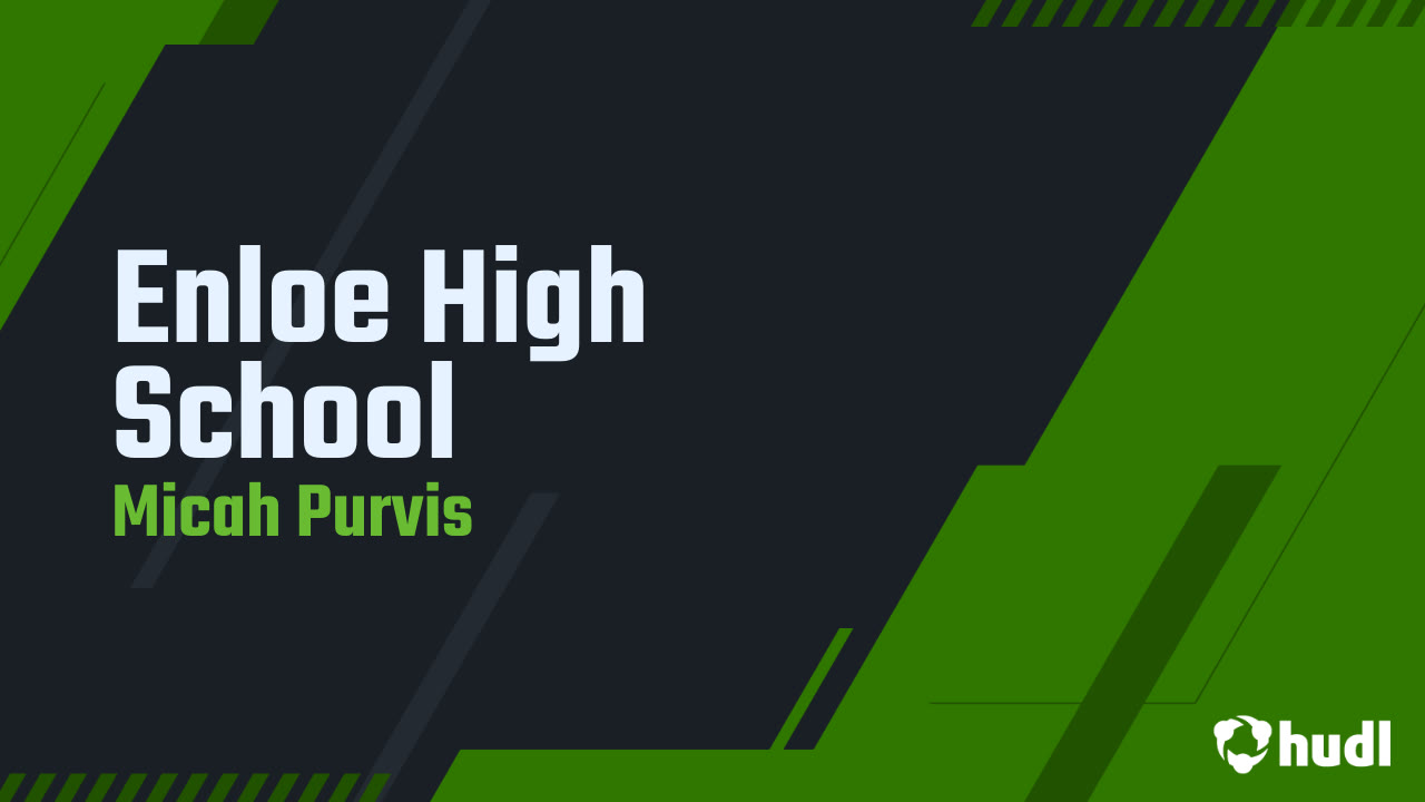 Enloe High School Micah Purvis highlights Hudl