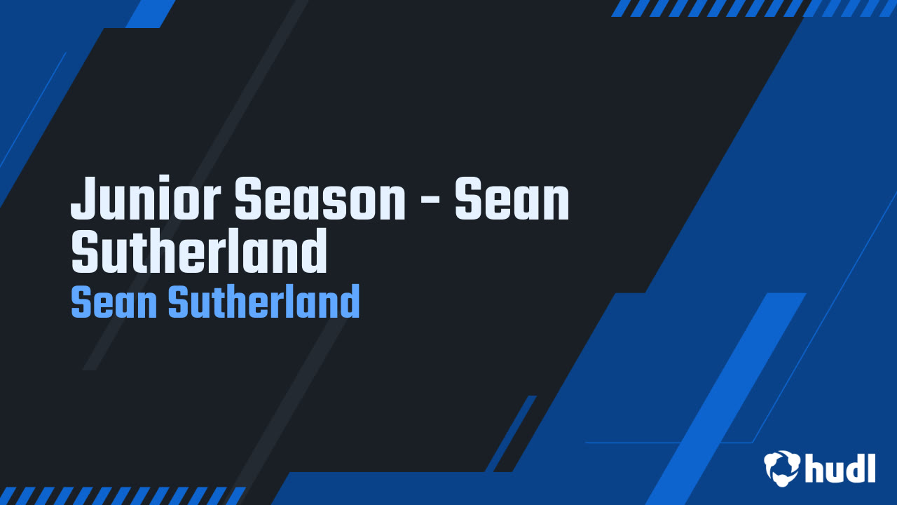 Sean Sutherland Junior Highlights