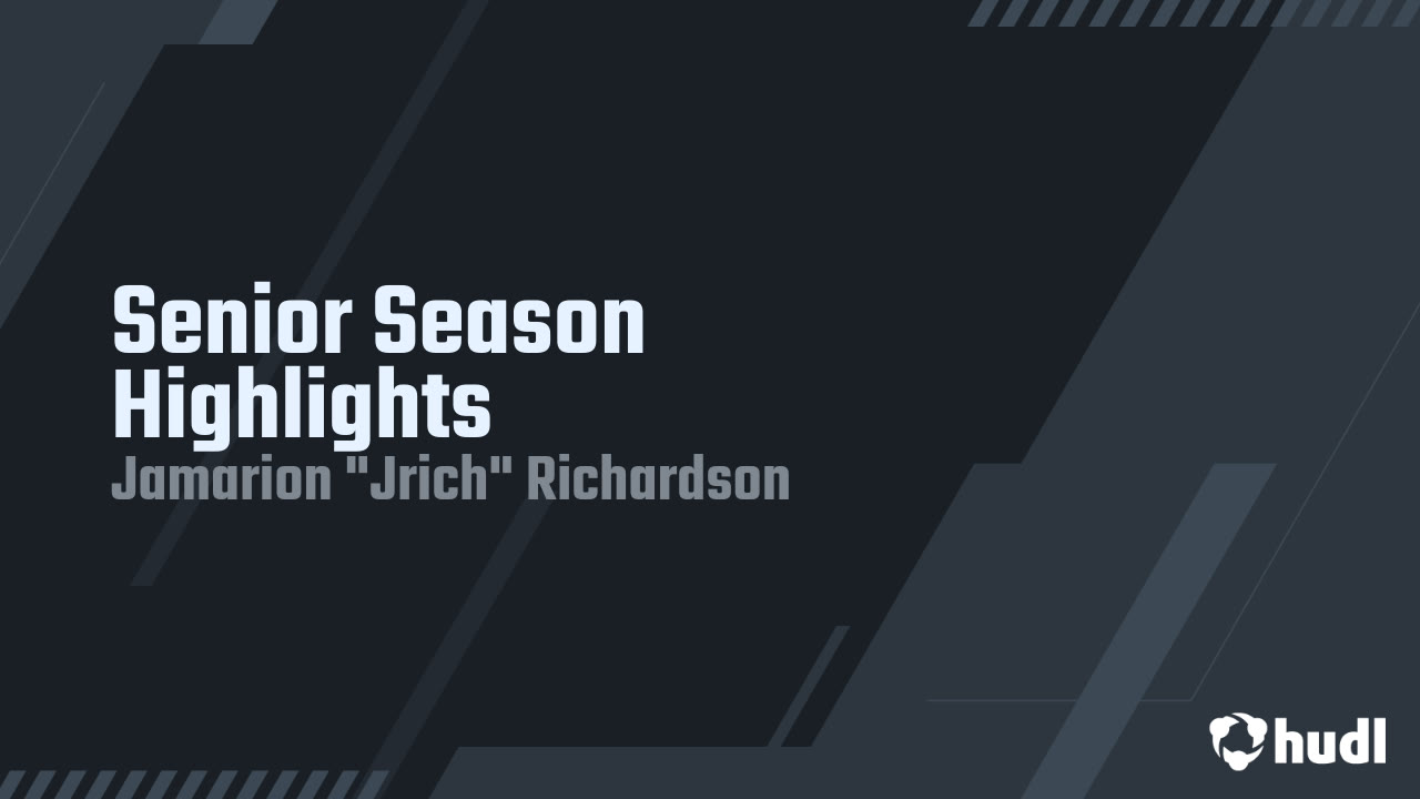 Jamarion Richardson - Pleasant Grove - 2025 Senior Season Highlights 