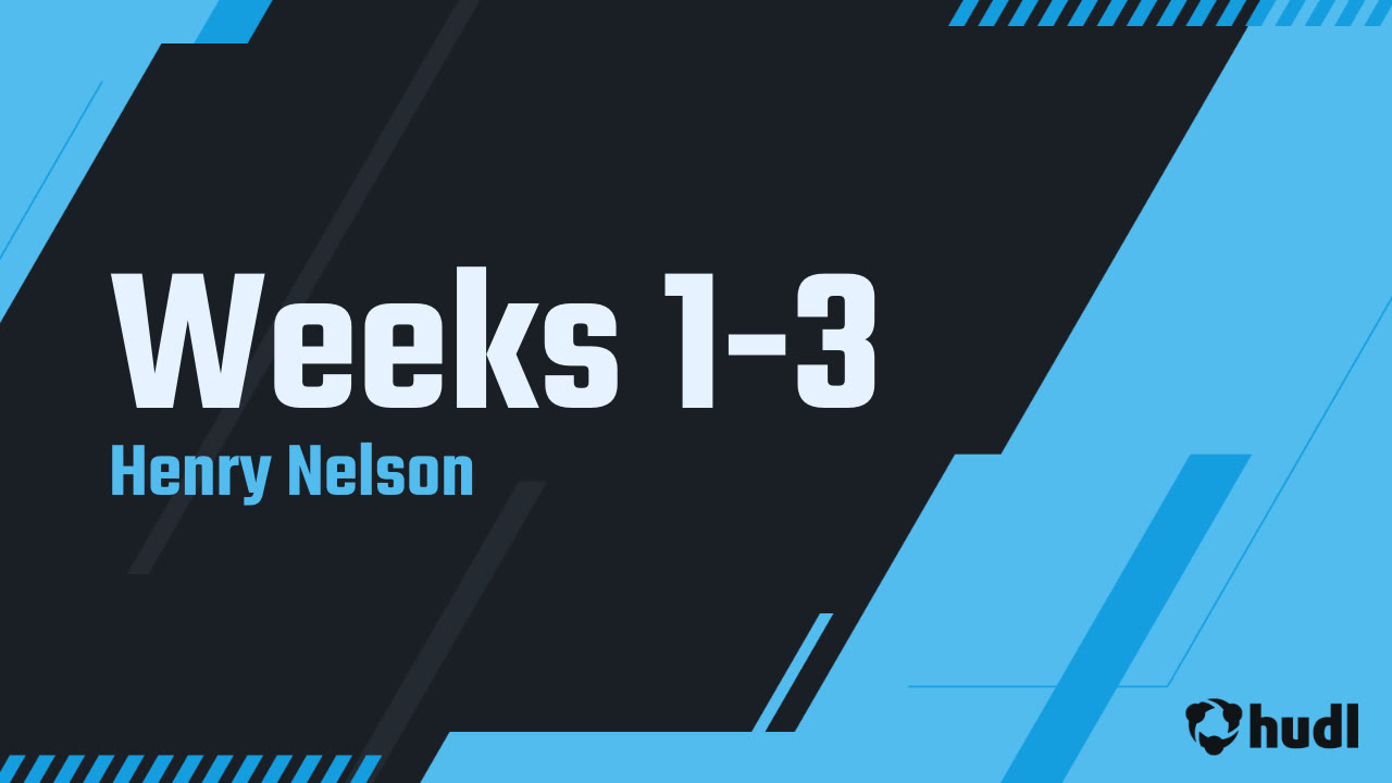 Senior Season Weeks 1-3