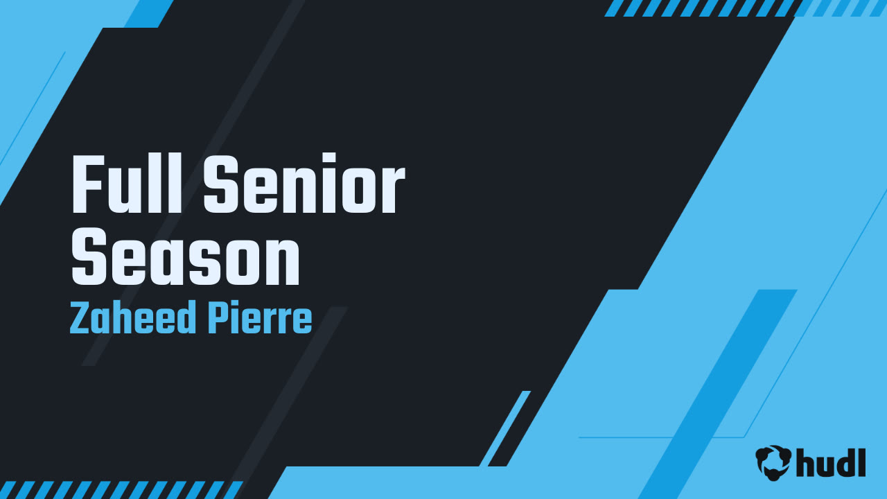 Zaheed P Full Senior Season - Zaheed Pierre highlights - Hudl