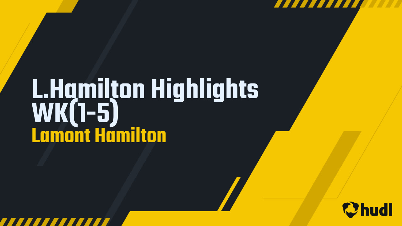 Lamont Hamilton - St. Catherine's - 2025 Senior Early Season Highlights