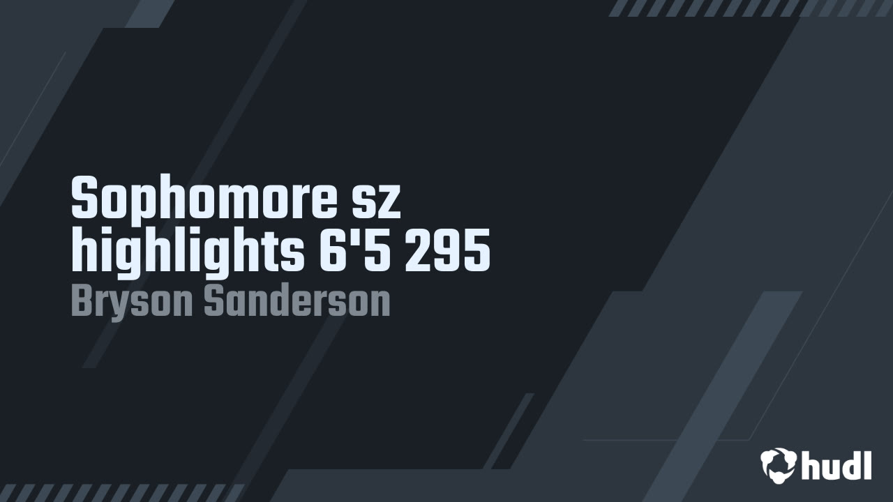 Bryson Sanderson - Oxford - 2024 Sophomore Season Highlights