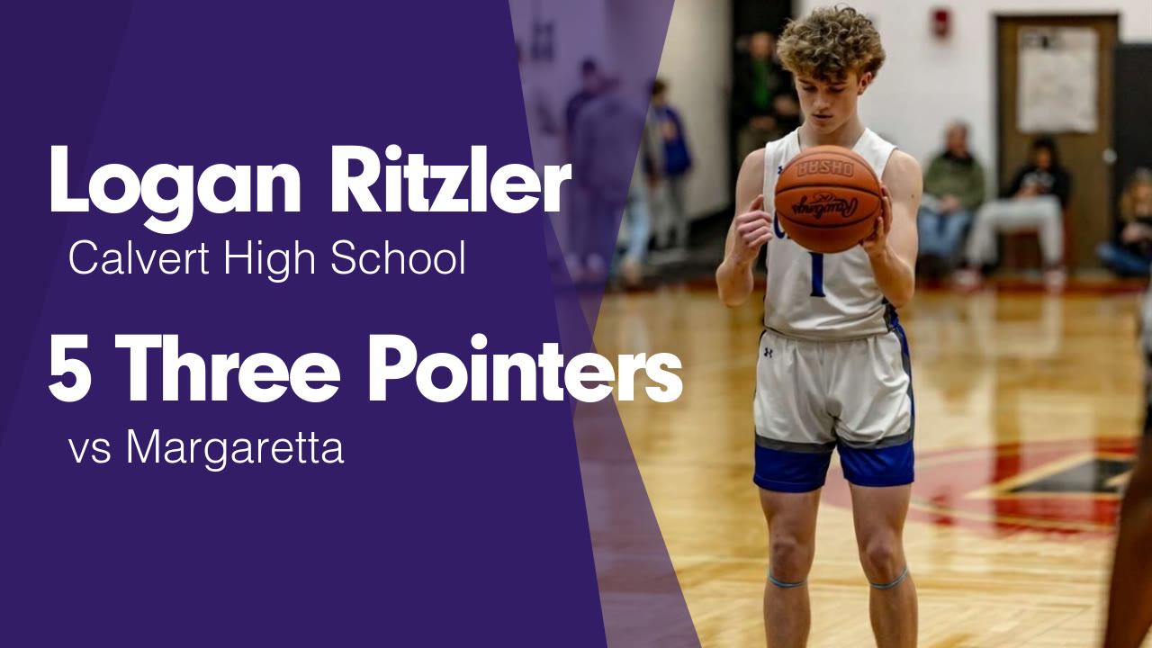 5 Three Pointers vs Margaretta - Logan Ritzler highlights - Hudl