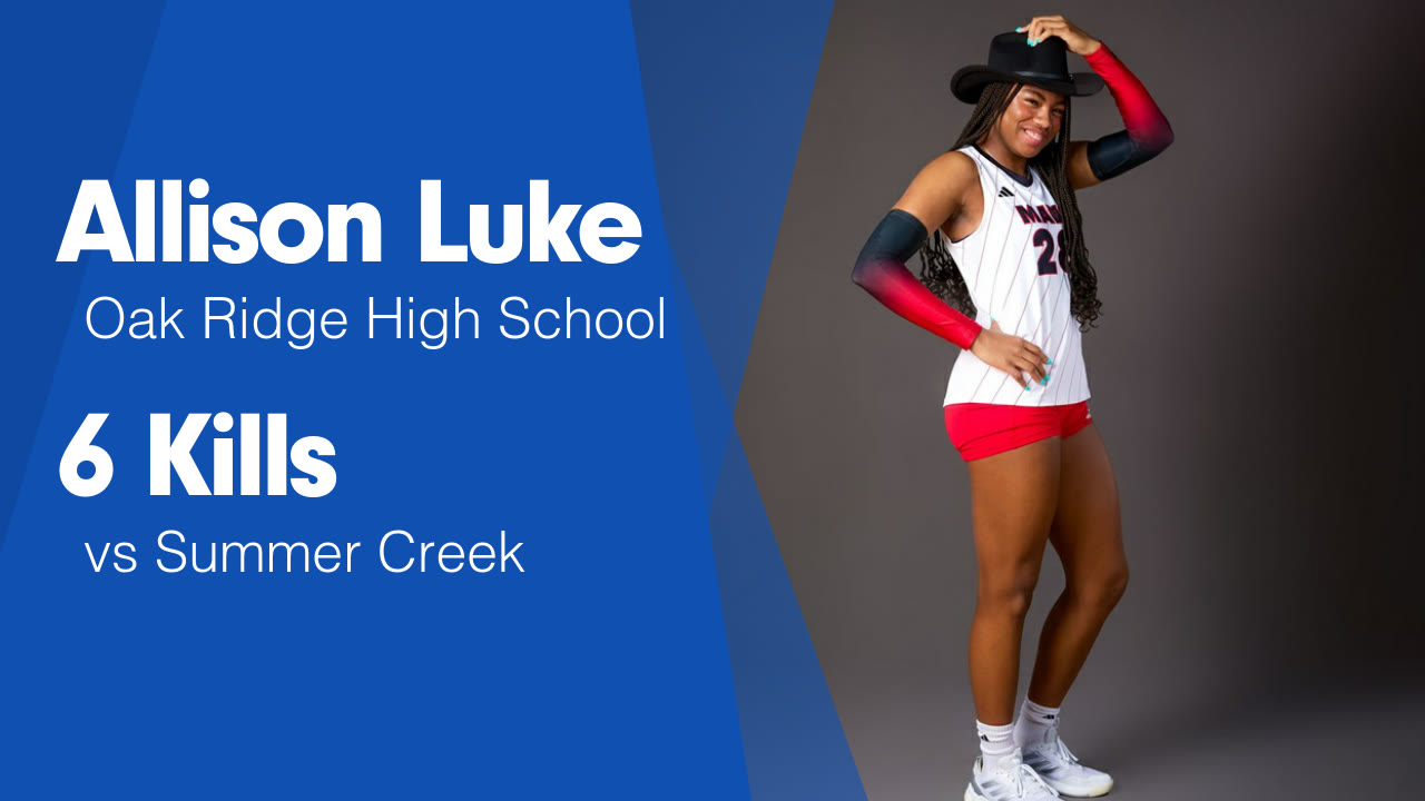6 Kills vs Summer Creek - Allison Luke highlights - Hudl