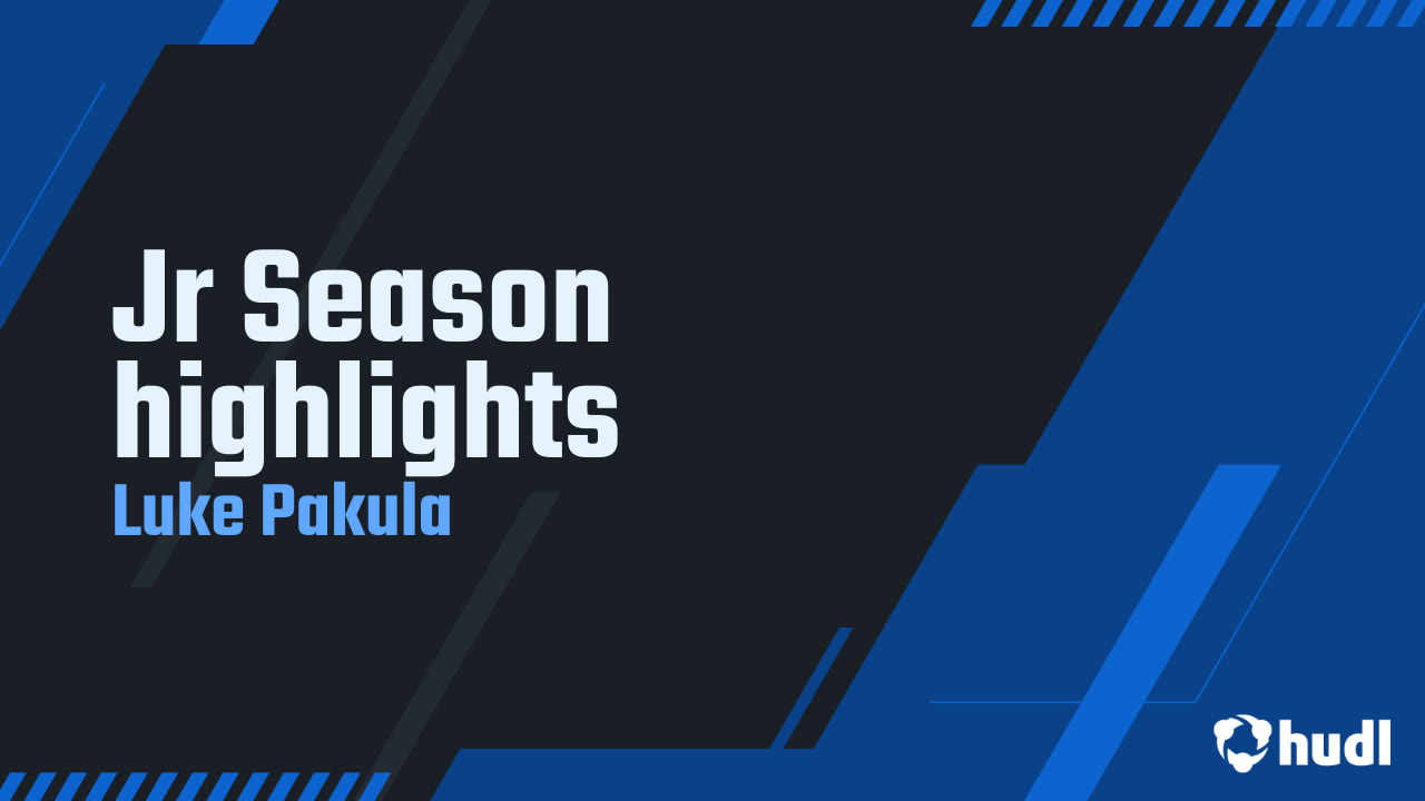 Jr Season highlights - Luke Pakula highlights - Hudl
