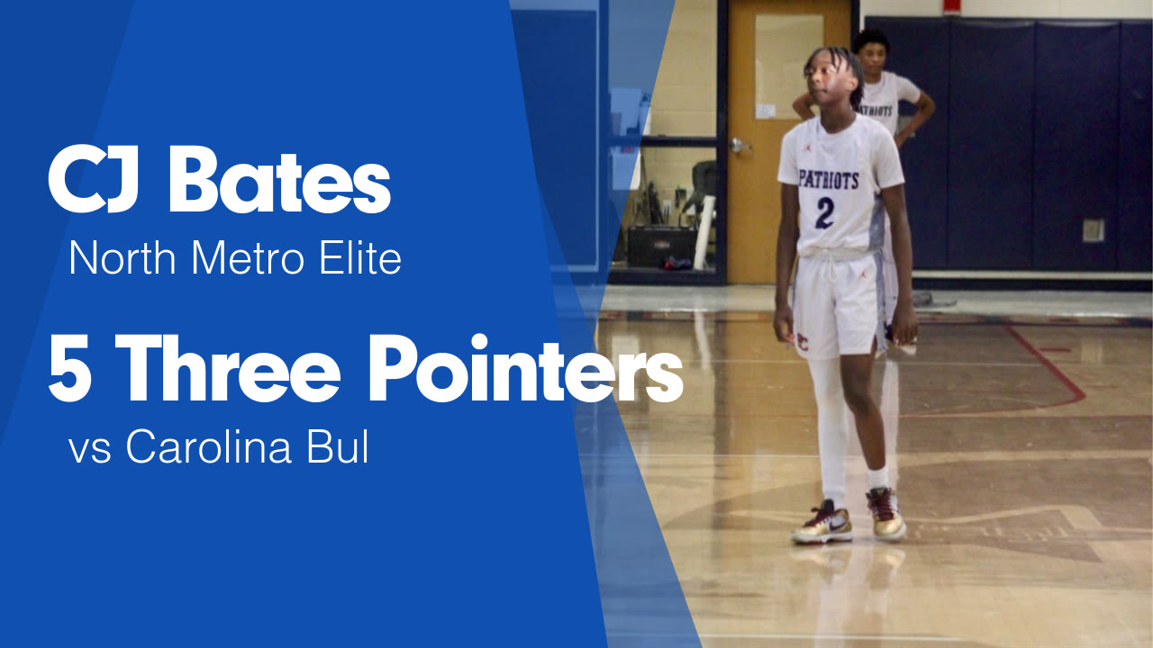 5 Three Pointers vs Carolina Bul - CJ Bates highlights - Hudl