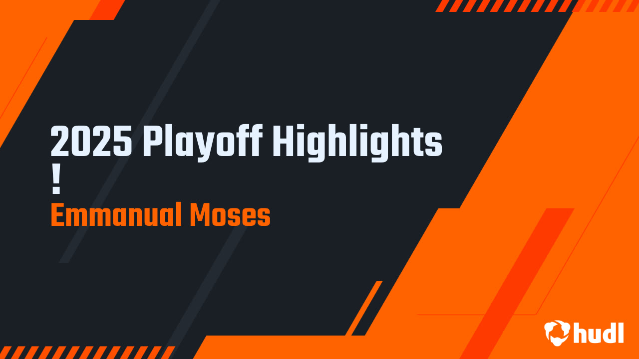 Emmanuel Moses - University Lab - 2025 Junior Season Highlights