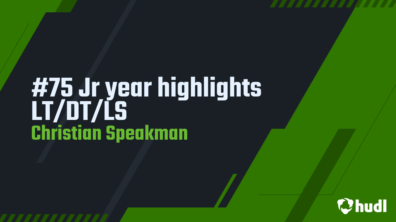 Christian Speakman - Morrow - 2024 Junior Season Highlights