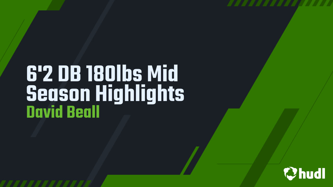 6'2 DB 180lbs Mid Season Highlights - David Beall highlights - Hudl