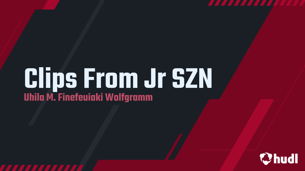 Uhila Wolfgramm - Maple Mountain - 2025 Junior Season Highlights