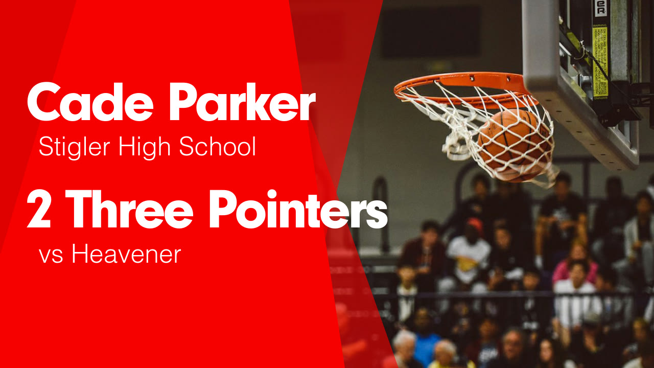Three Cade 2 Three Pointers vs Heavener - Cade Parker highlights - Hudl