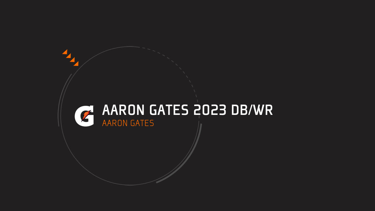 Aaron Gates 2023 DB/WR - Aaron Gates highlights - Hudl